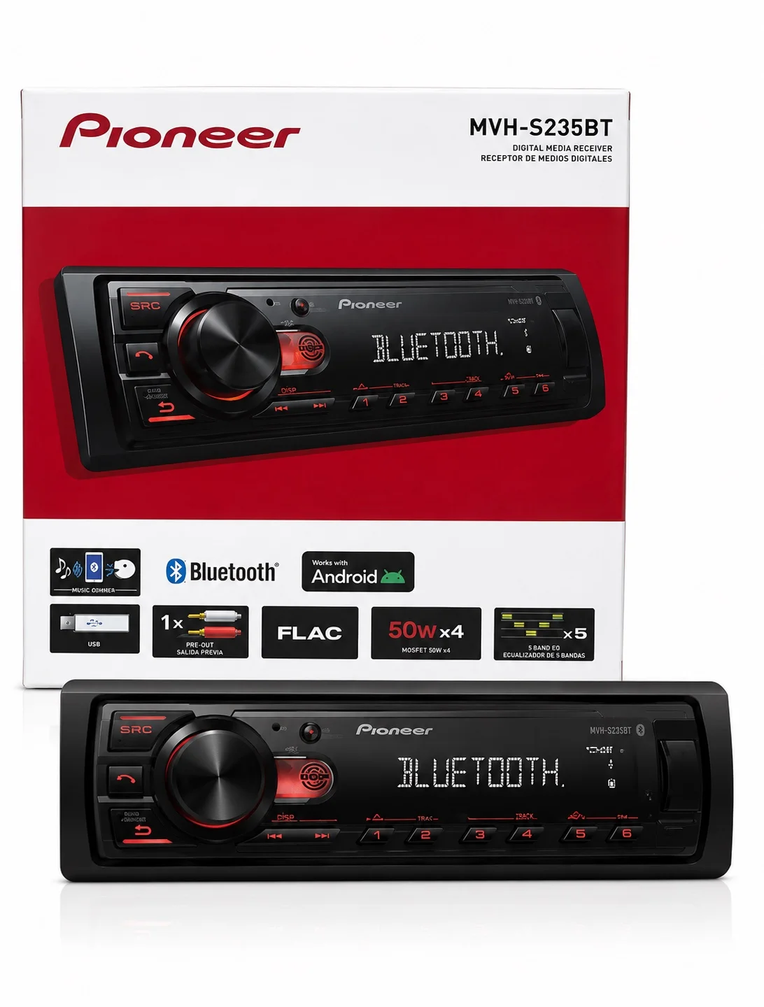 Radio Digital Pioneer MVH-S235BT