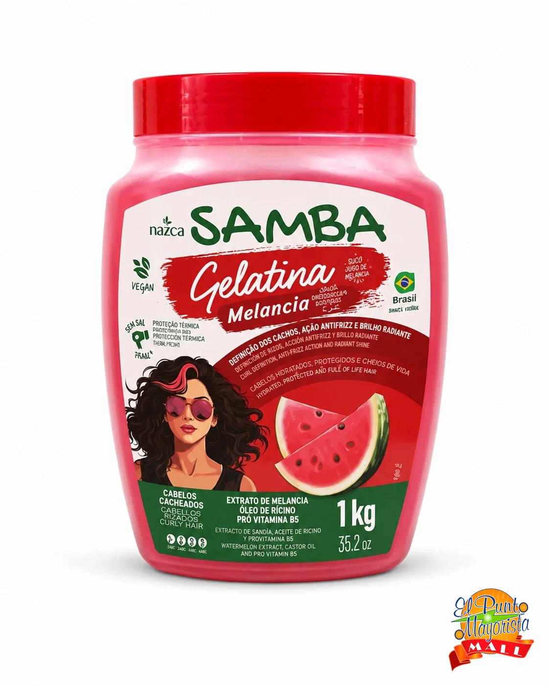 Samba-Gelatina Para peinar 1kg