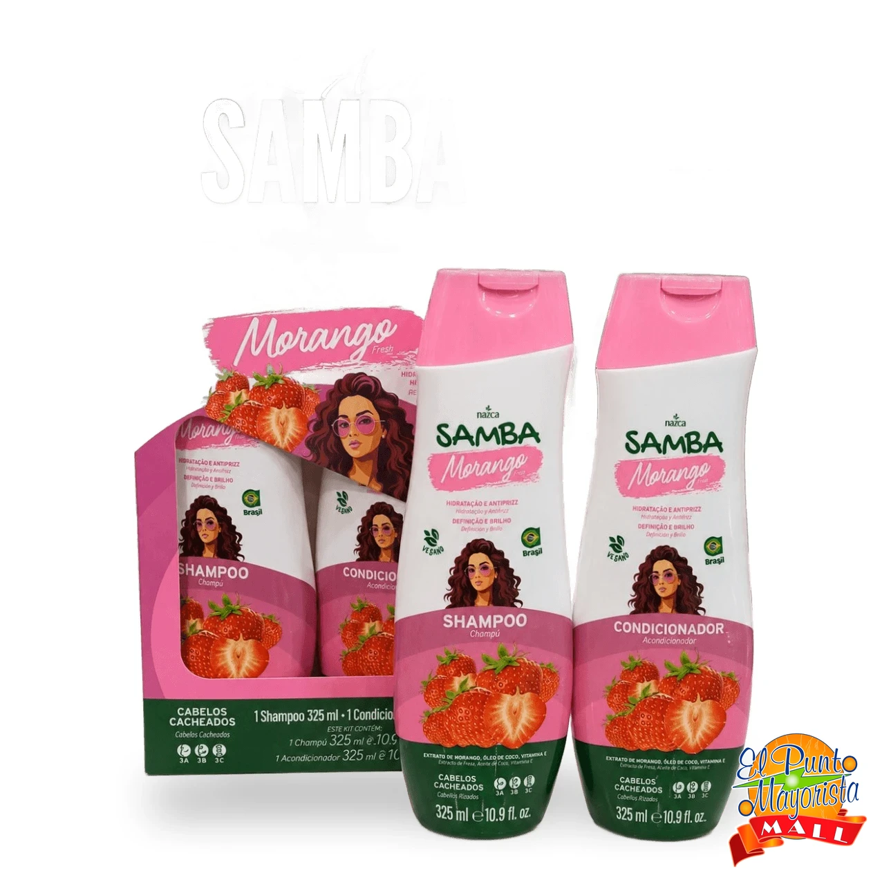 Shampoo & Acondicionador Samba - Morango