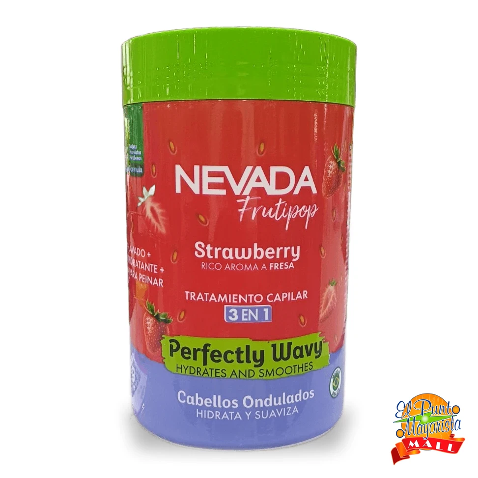 Tratamiento Capilar Nevada Frutipops Strawberry 3 en 1