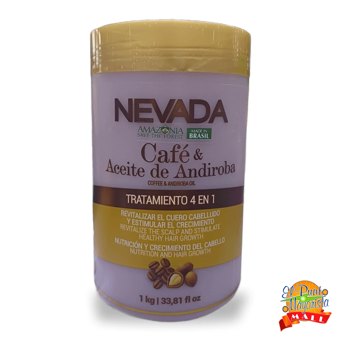 Tratamiento Capilar Nevada Café & Aceite de Andiroba 4 en 1