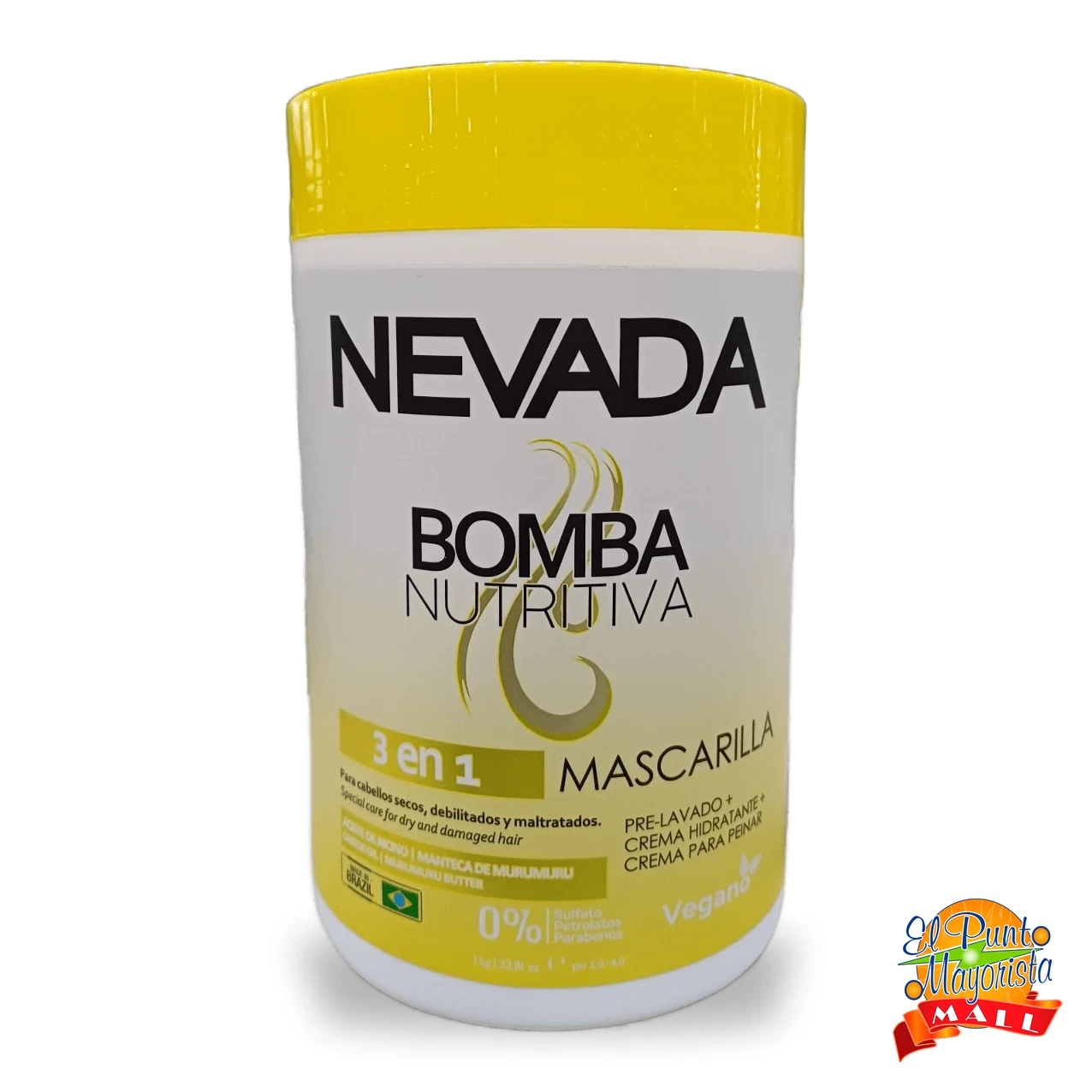 Mascarilla Nevada Bomba Nutritiva 3 en 1
