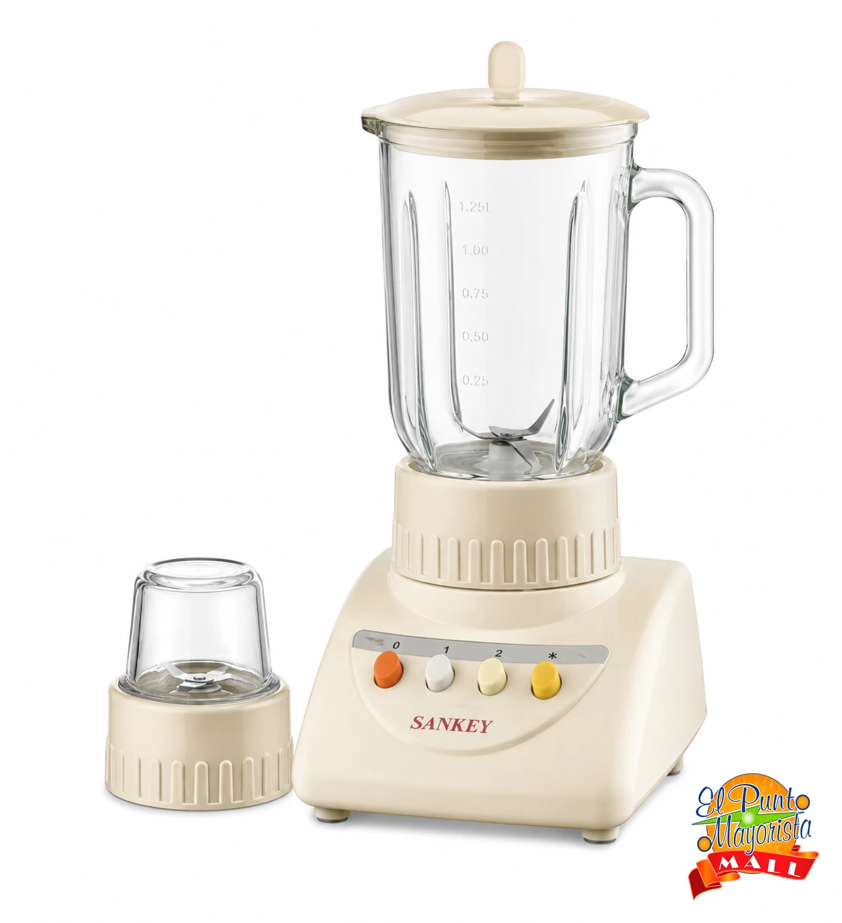 Licuadora Sankey con Jarra de Vidrio 1.25 L – Ref. BL-779G