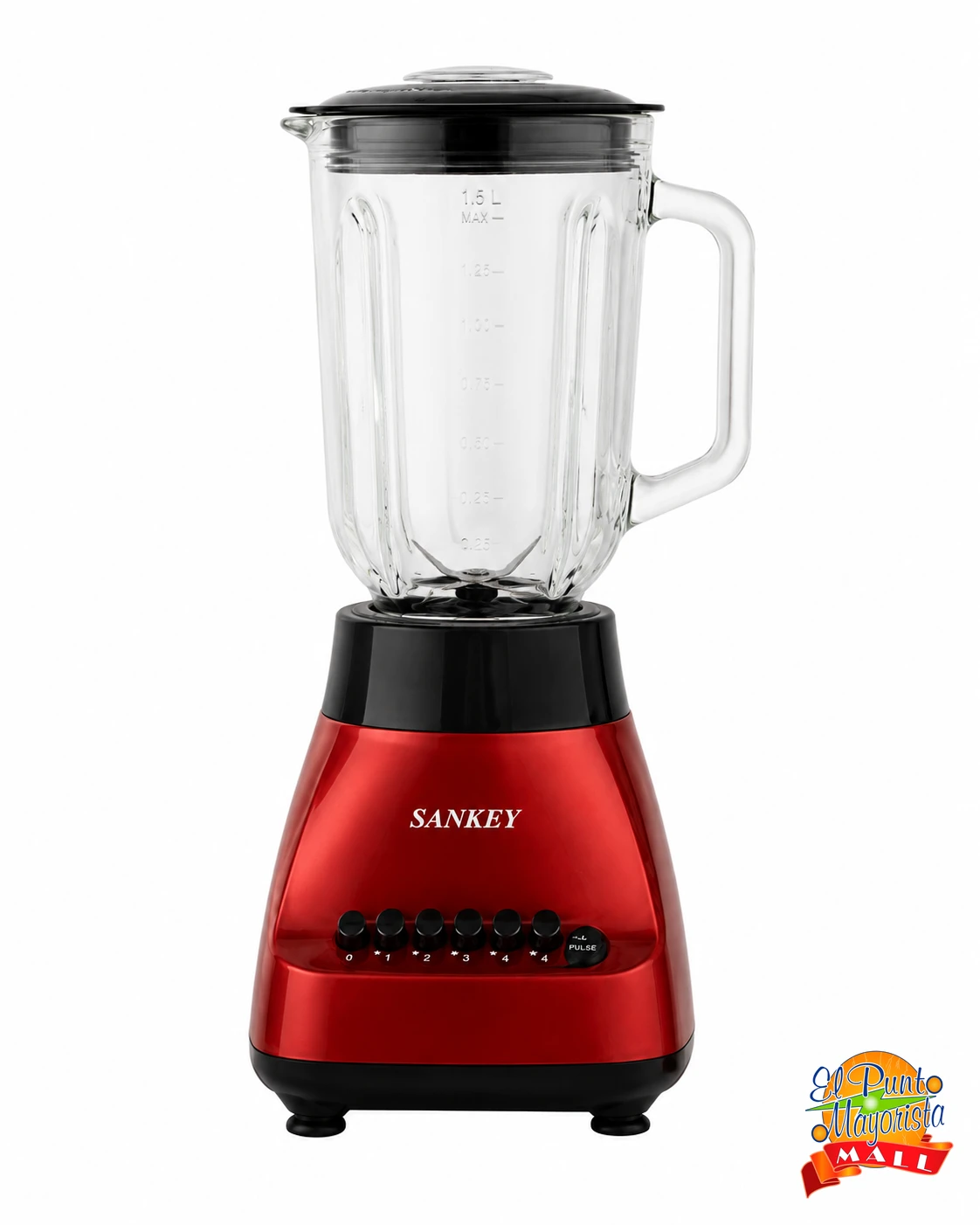 Licuadora Sankey con Jarra de Vidrio 1.5 L – Ref. BL-710GR