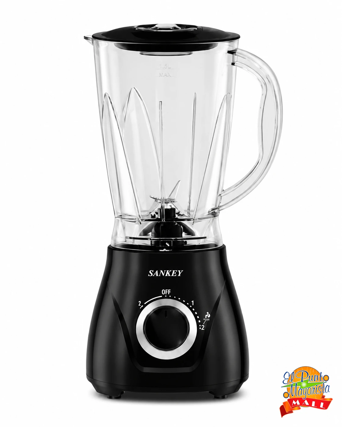 Licuadora Sankey con Jarra Plástica 1.5 L – Ref. BL-770PBL
