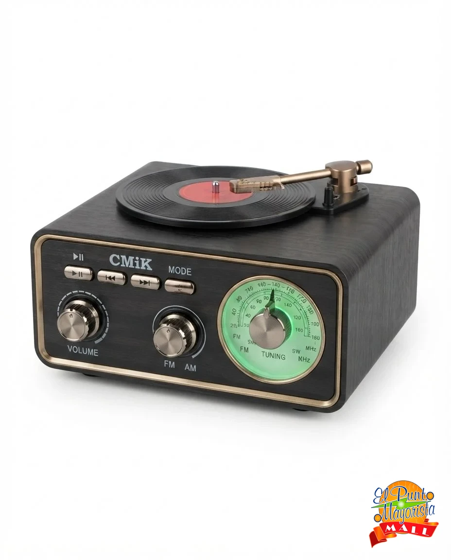 Tocadiscos Retro Bluetooth