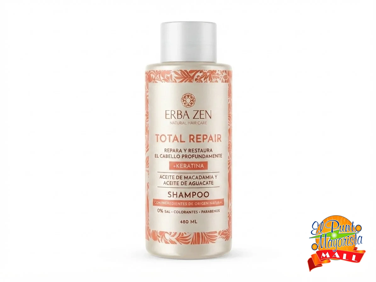 Erba Zen Total Repair – Shampoo (480 ml)