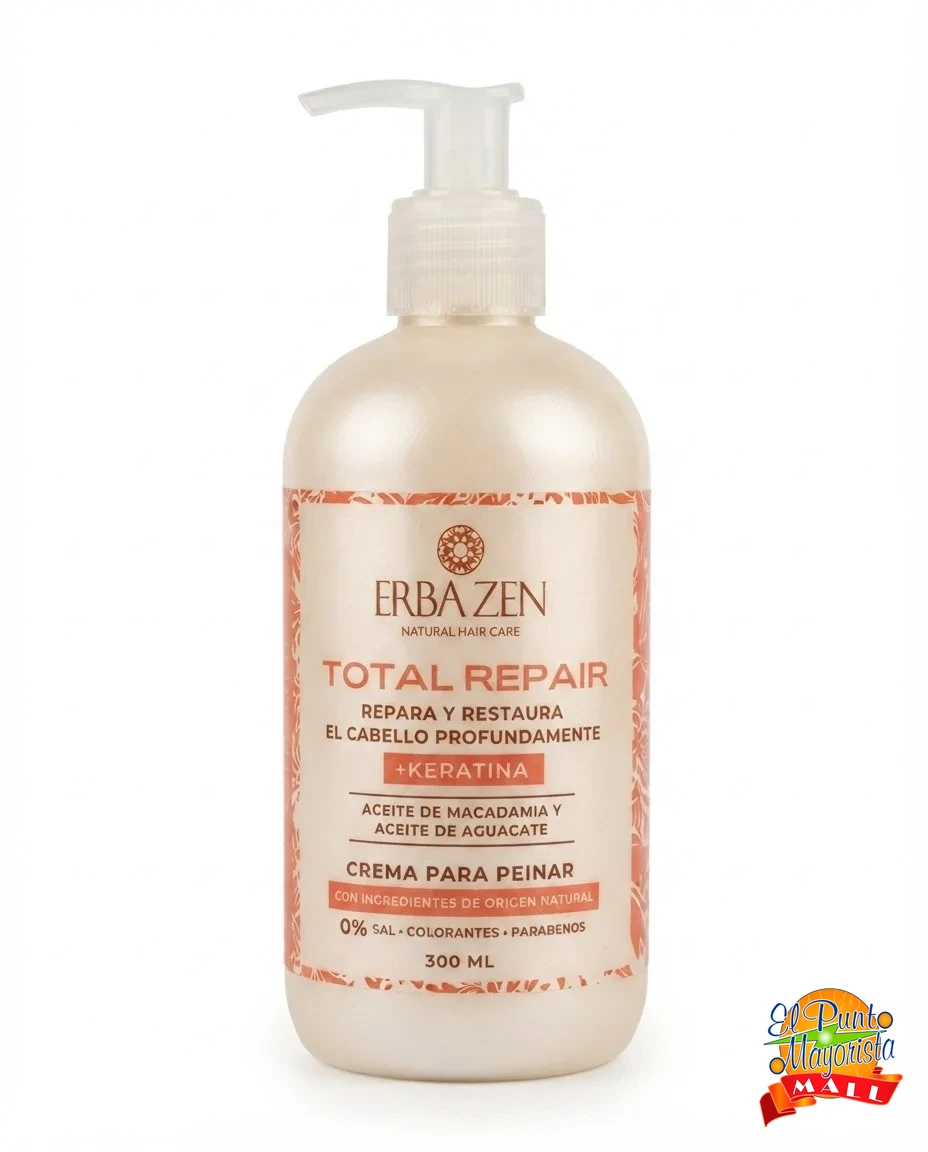 Erba Zen Total Repair – Crema para Peinar (300 ml)