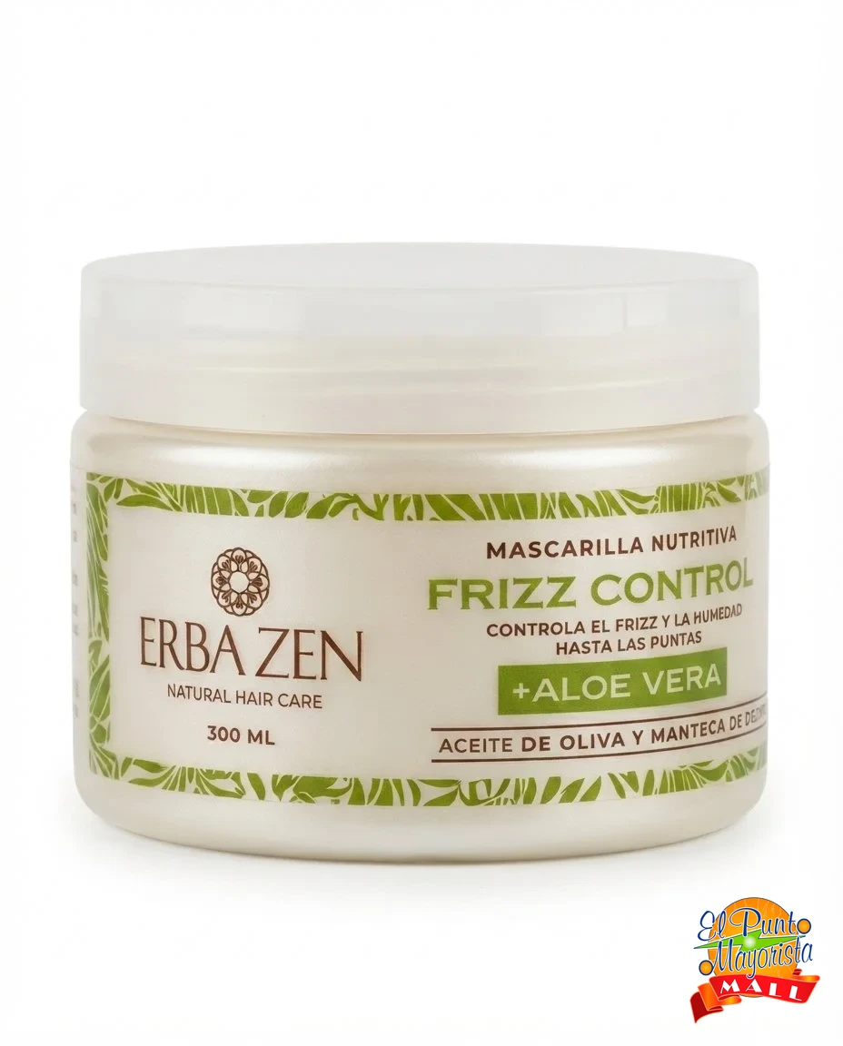 Erba Zen Frizz Control – Mascarilla Nutritiva (300 ml)