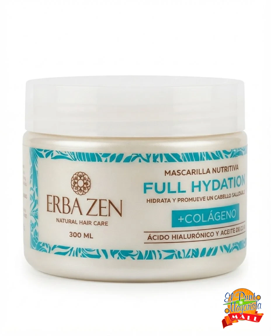 Erba Zen Full Hydration – Mascarilla Nutritiva (300 ml)