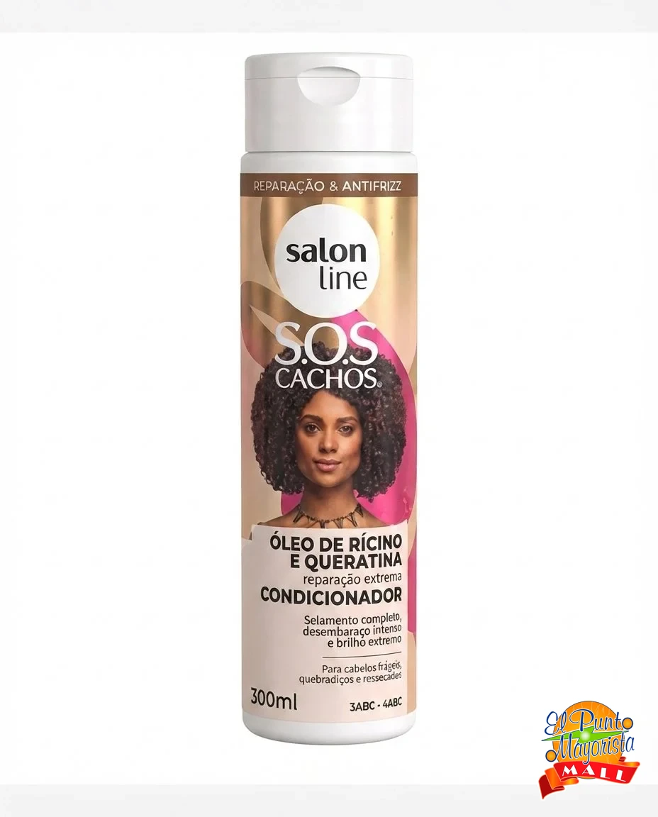 Salon Line S.O.S Cachos – Acondicionador Óleo de Rícino y Queratina
