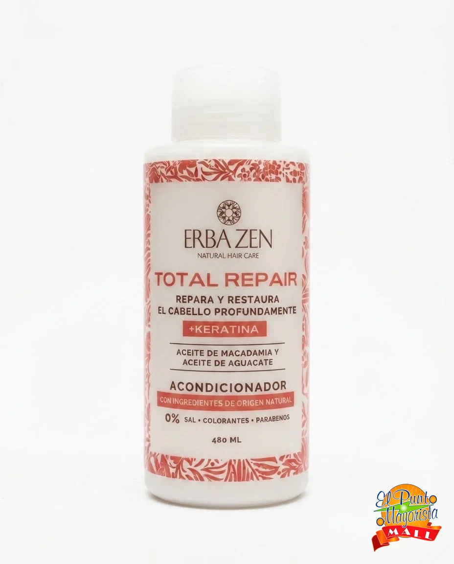 Erba Zen Total Repair + Keratina – Acondicionador