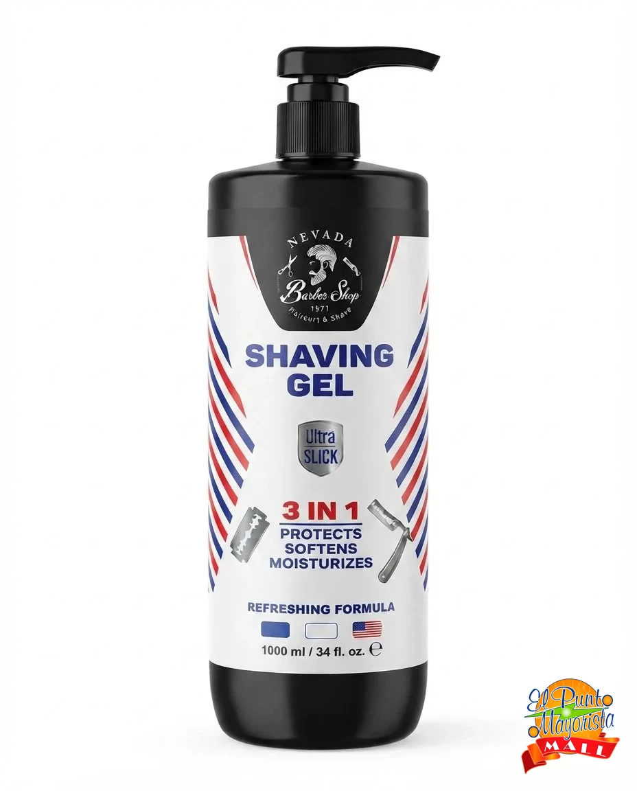 Nevada Barber Shop – Shaving Gel 3 en 1